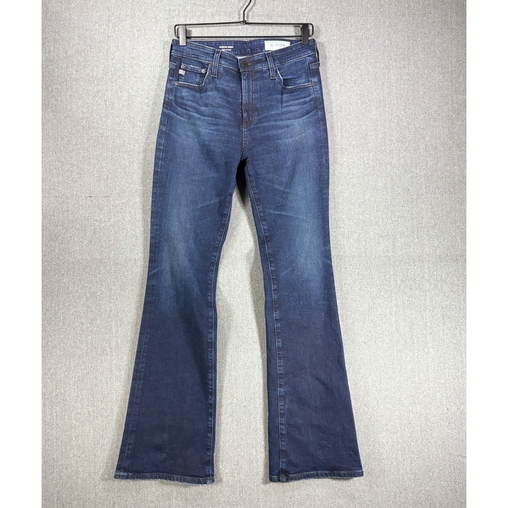 AG Adriano Goldschmied Farrah Boot High-Rise Jeans Dark Wash 28x32 NWOT
